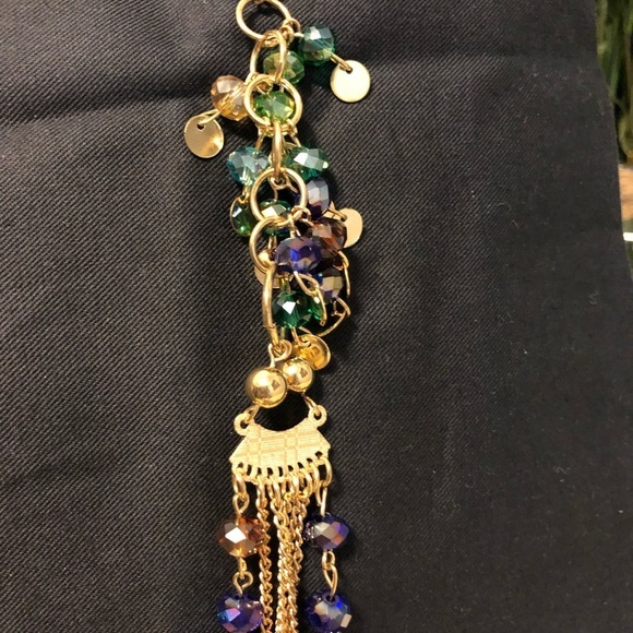 Multilayer Colorful Handmade Seed Beads Illusion Chain Bib Necklace - Picture 10 of 11